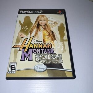 Hannah Montana PlayStation 2 Spotlight World Tour Dance Game